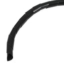 20mm Dia 8.2ft 2.5M Spiral Cable Wire Wrap Tube Computer Manage Cord