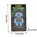 78 Tarot Illuminati Kit Tarot Cards Table Card Board Family Party Game Toys Kids