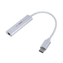 Type-C Sound Card External Converter USB C Audio Adapter with 3.5mm for PC