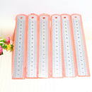 45PCS Pocket Pouch Metric Metal Ruler Measurement Double Sided Stainle WUS