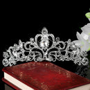 Wedding Bridal Princess Crystal Rhinestone Prom Hair Tiara Crown Veil Headband