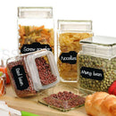 Hot8x Multi Shapes Nice Chalk Black Board Mason Jar Labels Stickers Chalkboard3C