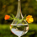 Water Drop Glass Hanging Vase Bottle Terrarium Container Plant Flower Diy T
