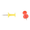 100pcs Colored Pushpins Metal Thumb Tacks Map Drawing Push Pins Crafts Offi Z9J2