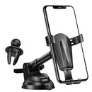 Universal Car Phone Holder Air Outlet Center Console Gravity Alloy Bracket