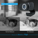 3MP 1080P HD USB Web Camera Video Online Conference Mic Auto Focus Webcam