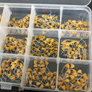 450Pc 15Value 10~100uF Ceramic Disc Capacitor DIP Monolithic MLCC Assortme SCF