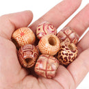 50PCS Dreadlock Hair Beads Dread Beads Hair Braid Pins Rings DIY Cuff JewelryM&O