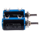 WXD3-13 2W 10K ohm Multi Turn Wirewound Potentiometers Pot 2 Pcs