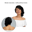 Short Curly Hair Wigs for Women Hair Net Head Cover Hairpiece Daily Brown