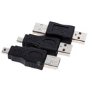 12Pcs OTG USB Micro USB Mini USB Male to Female Adapter Converter Connector Kit
