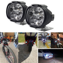 6LED Motorcycle Headlight Spot Lights Head Lamp LED Front DC12V DrivingOZ