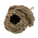 2Pcs Handwoven Straw Bird Lounge Nest Birdhouse Box for Hatching Breeding Garden