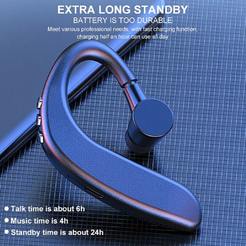 Bluetooth 5.0 Headset Wireless Headphones Earpiece Hands-free Sport Headsets New