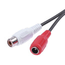 1pcs Sensitive Microphone DC Audio Sound Cable Monitor for CCTV Security Camera