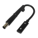 Type-C Female To 7406HP Straight Head With PD Chip Interface Laptop Adapter