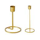 2pcs/set Iron Candle Holder for Home Bedroom Christmas Wedding Party Decor