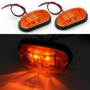 2 x Car Truck Trailer Piranha LED Side Marker Blinker Light Lamp Bulb Amber