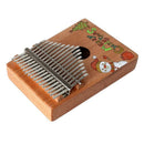 17 Keys Kalimba African Thumb Piano Solid Wood Mahogany Body Musical Instru