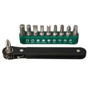 10 in 1 Mini Right Angle Offset Hand Ratchet Screwdriver Ratchet Driver cxs UTW
