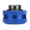 G1/4 Thread Rigid Tube 14mm Hard Tube Extender for PC Water Cooling(Blue)