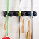 Multifunctional Wall Mounted Mop Brush Broom Holder Hanger Organizer Storag Q7P2