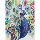 5D DIY Special Shaped Diamond Painting Peafowl Embroidery Mosaic Kit Decor