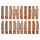20pcs MIG Welding Nozzle Contact Tips Gas Diffuser Connector Holder (1.0)
