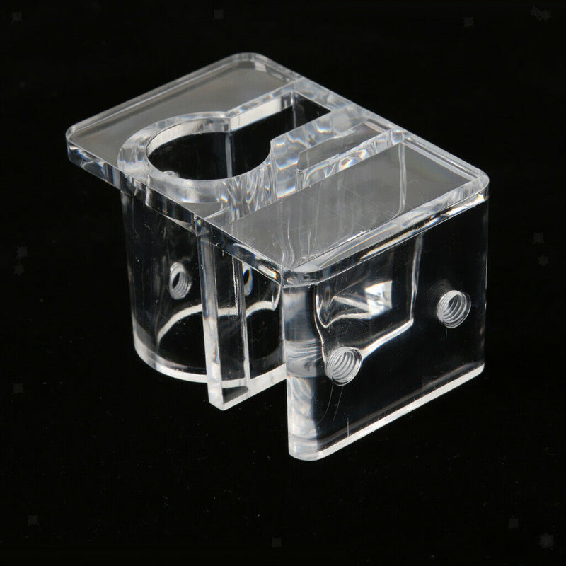 Acrylic Aquarium Pipe Clip Clamp Holder To Fix 12mm/16mm