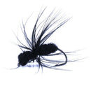 40 Pieces Black Single Hook Fly Fishing Trout Flies Fly Tackle Set Fly Fish