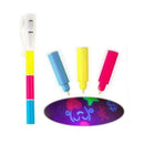 Magic 3 Colors UV Fluorescent Pen Light Combo Creative Invisible Pen Novelty