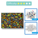 1000pcs DIY Dense Cartoon Animals Puzzle Educational Assembling Jigsaw Toys