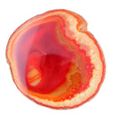 Irregular Agate Quartz Slice Crystal Coaster for Jewelry Making Craft Red
