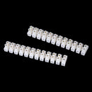 3pcs10Amp 12 Way Barrier Screw Terminal Block Wire Connector Strip JR