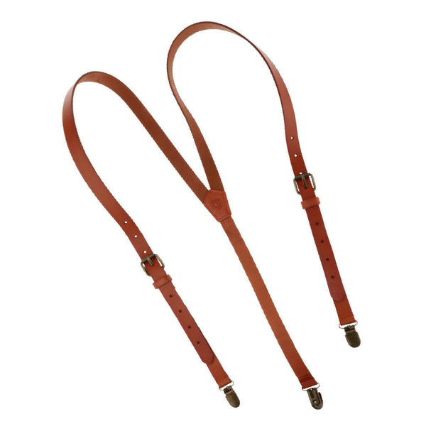 Light Coffee Suspender for Women Pants Trouser Adjustable Shirt Braces Men