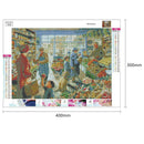 5D DIY Full Drill Square Diamond Painting Fruit Store Life Cross Stitch Kit