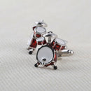 1 Pair Fashion Men's Cufflinks Fashion Band Drums Shirt Cufflinks Cuff Link F1M9