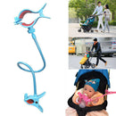 Hands-free Adjustable Bottle Clip Holder on Baby Strollers Bed for Dad Mumy