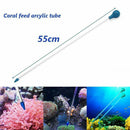 Acrylic Coral Feed Tube Liquid Fertilizer Add Reef Tank Fresh Water, 55Cm/2 T7R4