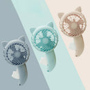 Handheld Fan Household Mini Fan Fan Coloured Manual Handpress Fans CoolingSEAU