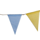 Fabric DIY Wedding Bunting Birthday Ornament Banner Anniversary Hanging OZ