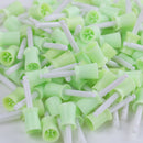 100pcs dental prophy cup rubber polish brush polishing tooth latch type 4 web â„–[