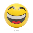 Kids Face Expression Squeeze Ball PU Hand Wrist Exercise Stress Relief Toys