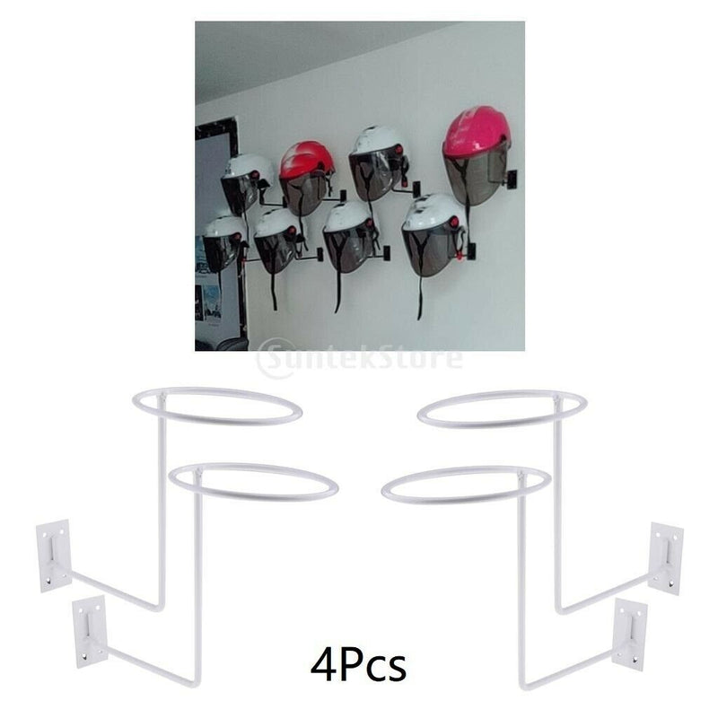 4 Pieces Helmet Holder Hook Bags Rack Hanger