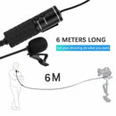 Wireless Lavalier Microphone Lapel Mic Collar Clip-on Microphone for Teaching,