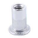 M4 Aluminum Countersunk Rivet Open End Nuts 30 Pieces