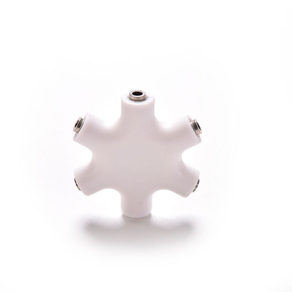 3.5mm Earphone Headphone Audio Splitter 1 Male to 2 3 4 5 Female Port Cable  JR