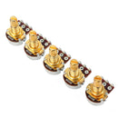 Full Size A500K Short Split Shaft 18mm Guitar Volume Tone Pots Mini