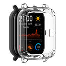Half Pack TPU Case Cover Shell for Amazfit GTS Smartwatch (Clear White) A