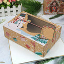12x Christmas Candy Cookie Boxes Bakery Gift Boxes Cupcake / Muffin / Cake Boxes